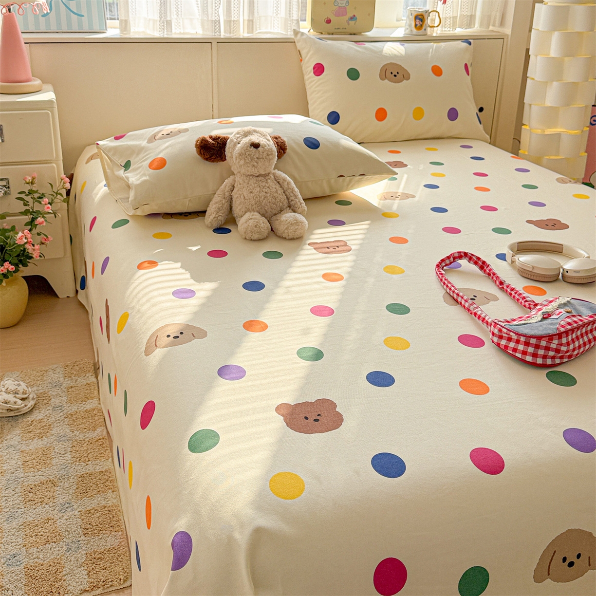 91家纺网 家纺一手货源 找家纺 （总）名兮家居 2026新款全棉A类卡通简约时尚老粗布床单