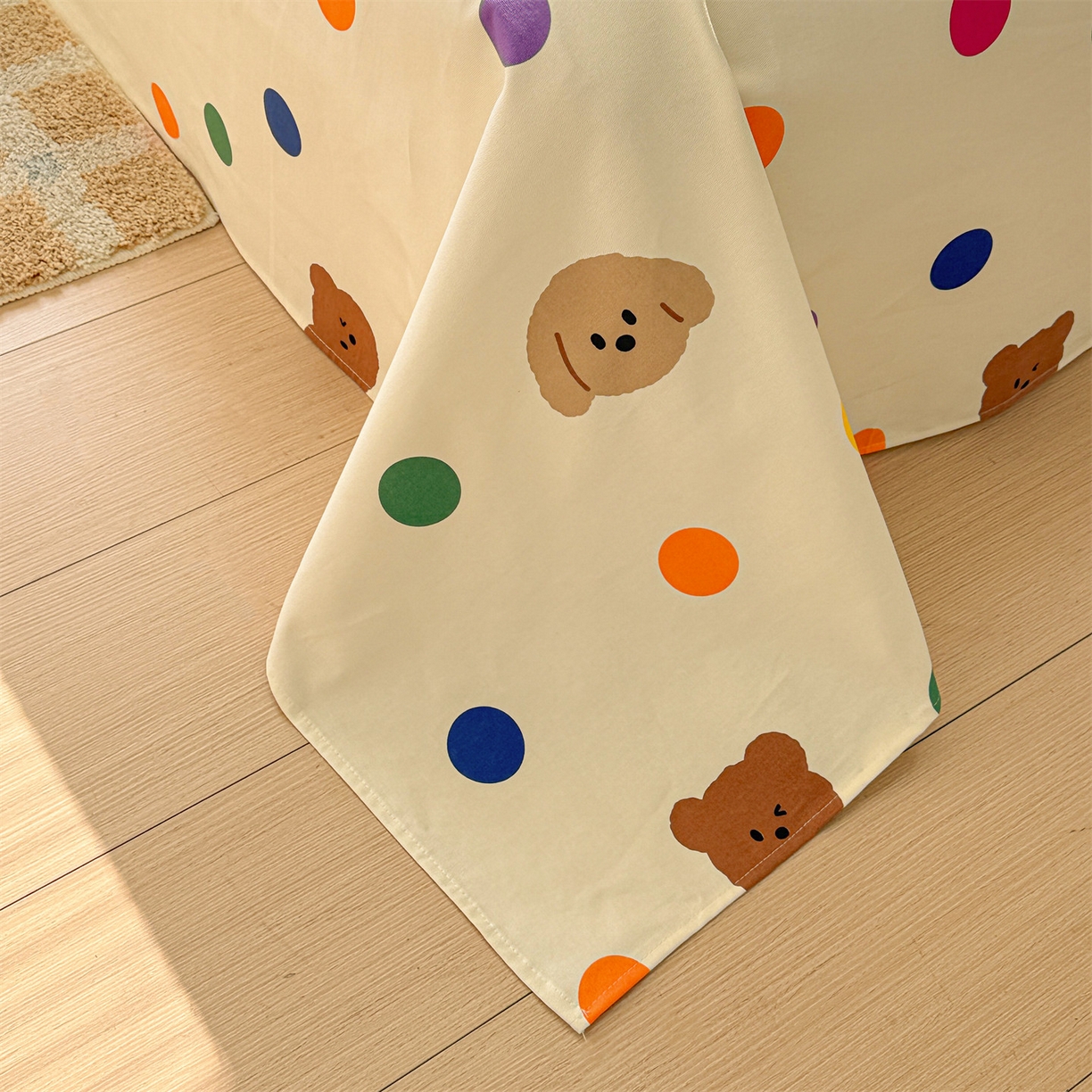 91家纺网 家纺一手货源 找家纺 （总）名兮家居 2026新款全棉A类卡通简约时尚老粗布床单