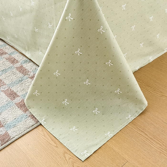 91家纺网 家纺一手货源 找家纺 金喜 2026新款100%里外全棉夏被夏被四件套 碎花拾影-绿