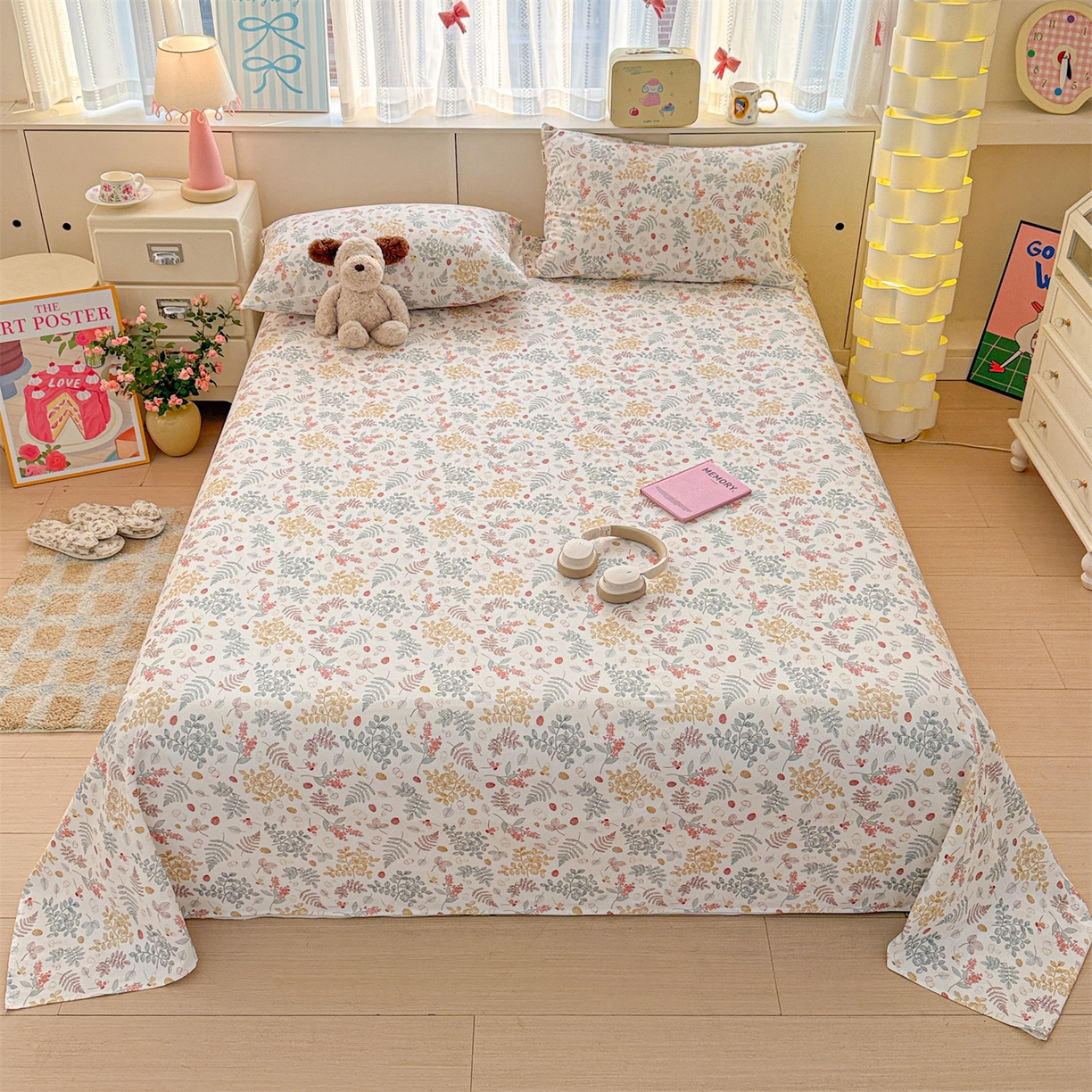 91家纺网 家纺一手货源 找家纺 （总）名兮家居 2026新款全棉A类卡通简约时尚老粗布床单