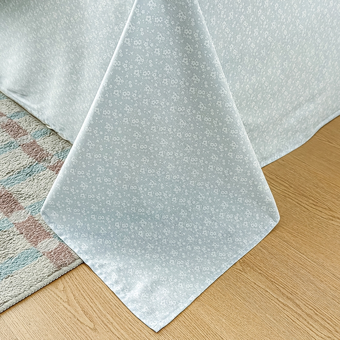 91家纺网 家纺一手货源 找家纺 金喜 2026新款100%里外全棉夏被夏被四件套 云汐花絮-兰