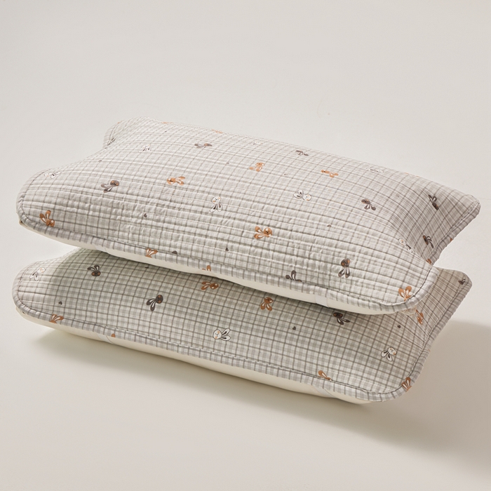 91家纺网 家纺一手货源 找家纺 永旺家纺 2026新款全棉亲肤防水枕巾防水隔脏 麻薯兔叽