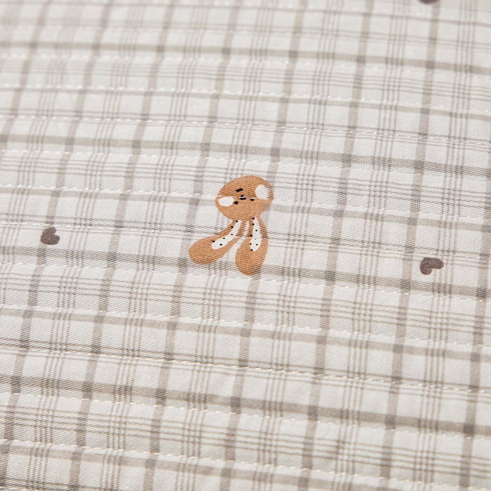 91家纺网 家纺一手货源 找家纺 永旺家纺 2026新款全棉亲肤防水枕巾防水隔脏 麻薯兔叽