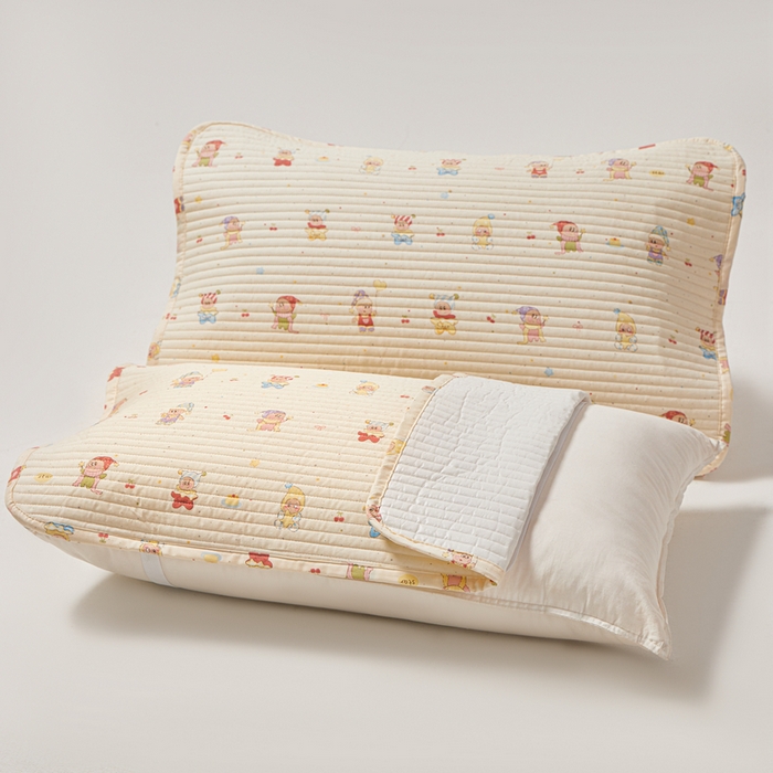 91家纺网 家纺一手货源 找家纺 永旺家纺 2026新款全棉亲肤防水枕巾防水隔脏 梦幻童乡