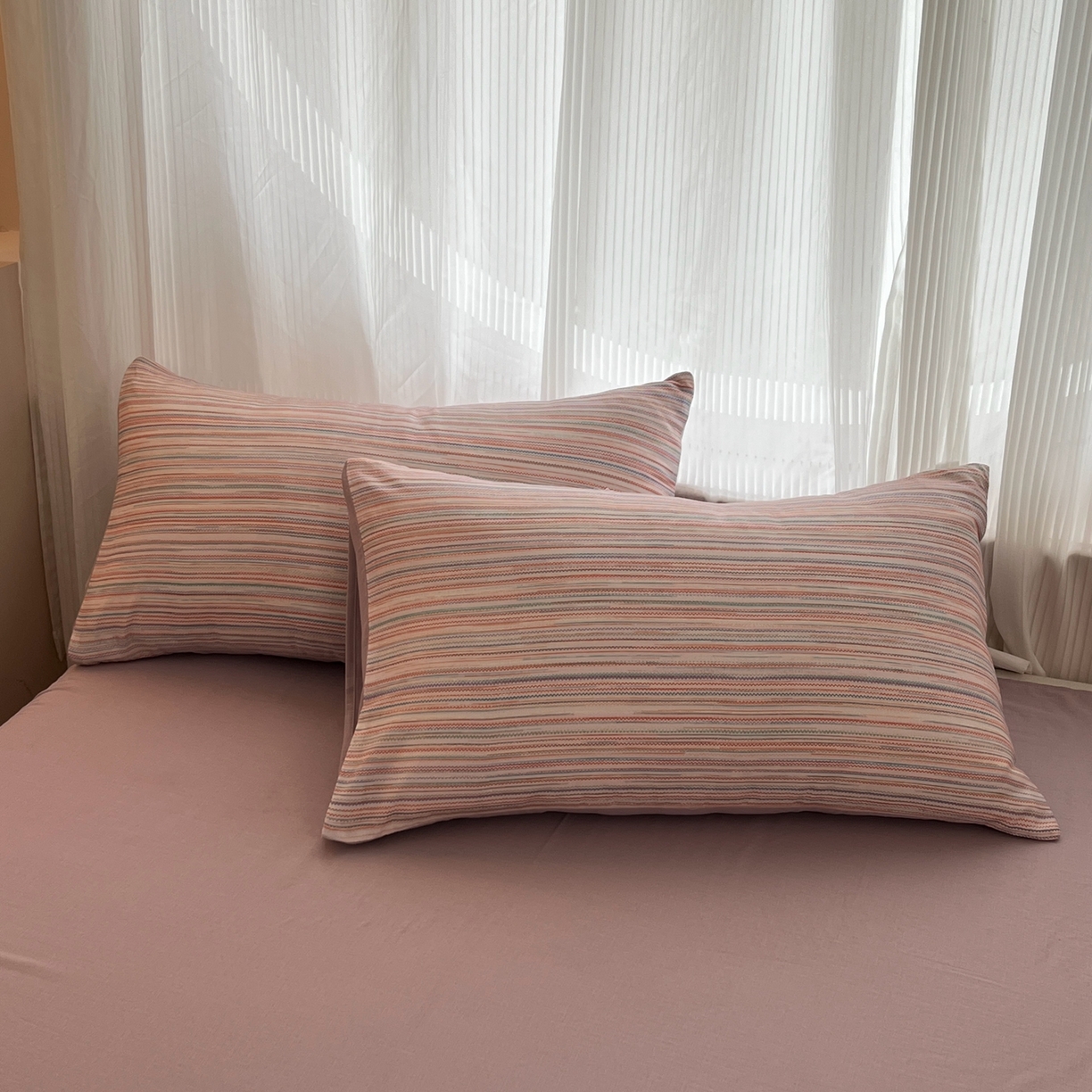 91家纺网 家纺一手货源 找家纺 （总）禾时 2026新款A类波西米亚全棉纯棉双层纱四件套