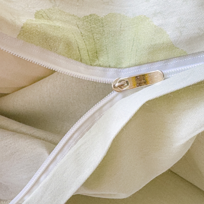 91家纺网 家纺一手货源 找家纺 U品汇 2026新品纯棉全棉印花四件套小清新卡通花卉13070喷气 银杏疏影