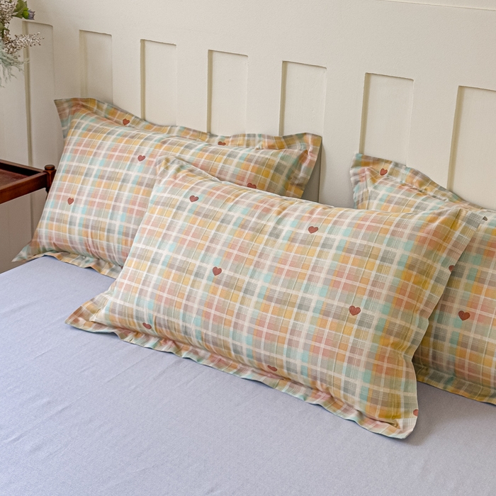 91家纺网 家纺一手货源 找家纺 U品汇 2026新品纯棉全棉印花四件套小清新卡通花卉13070喷气 爱的蜜语