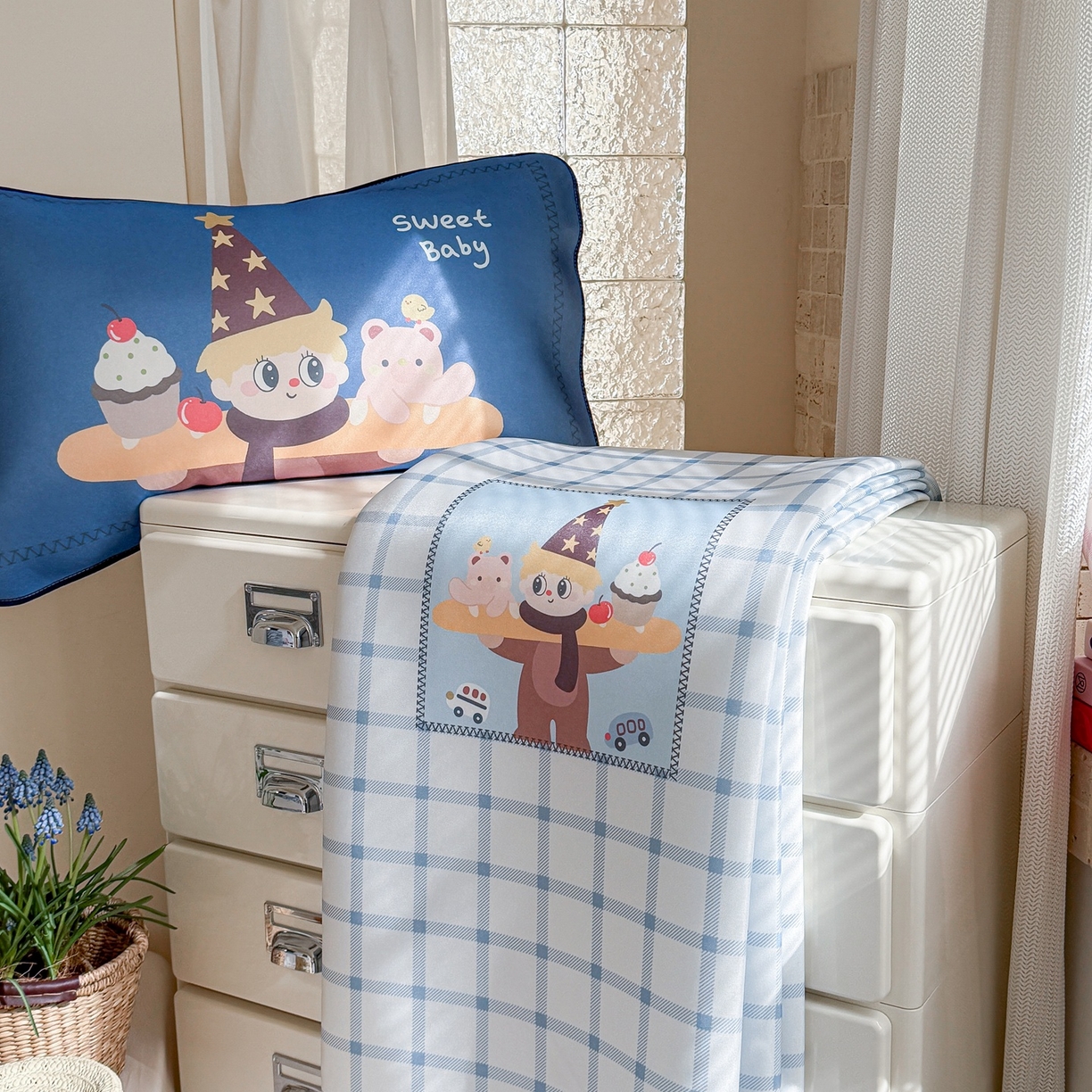 91家纺网 家纺一手货源 找家纺 美乐迪家纺 2026新款织标款大版水光冰丝凉席席子凉席 小王子