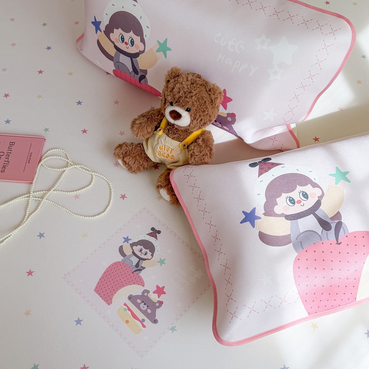 91家纺网 家纺一手货源 找家纺 美乐迪家纺 2026新款织标款大版水光冰丝凉席席子凉席 甜品女孩