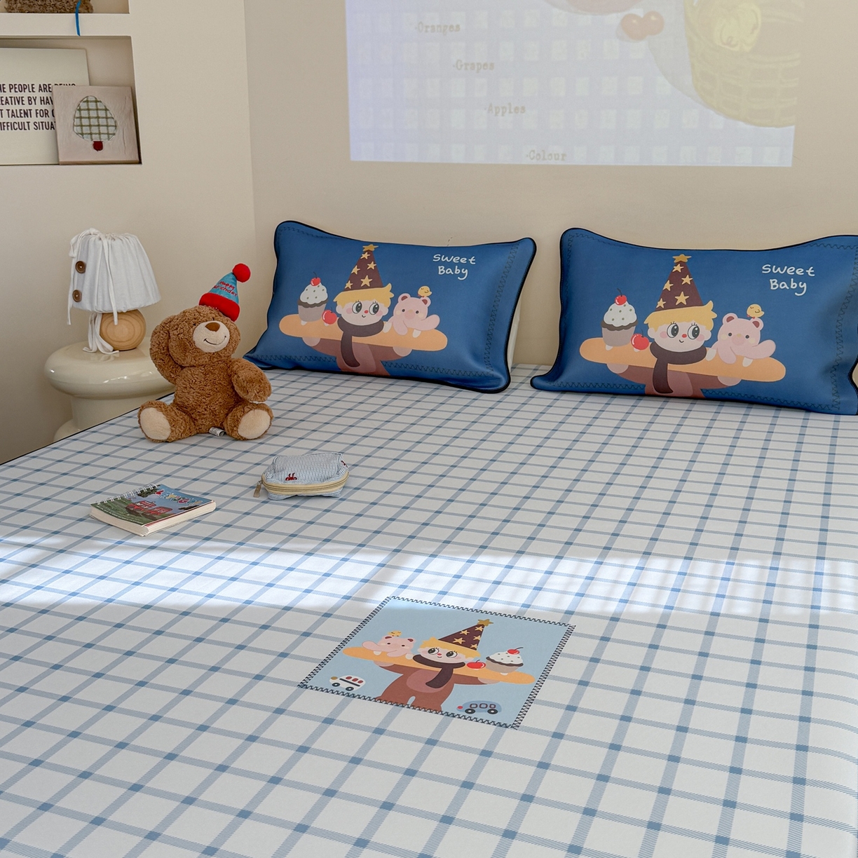 91家纺网 家纺一手货源 找家纺 美乐迪家纺 2026新款织标款大版水光冰丝凉席席子凉席 小王子