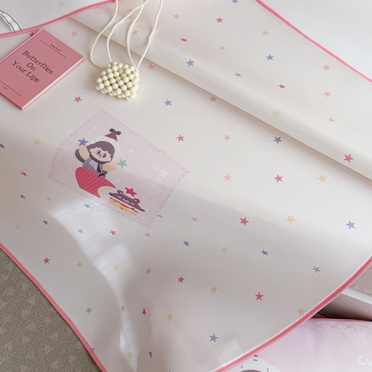 91家纺网 家纺一手货源 找家纺 美乐迪家纺 2026新款织标款大版水光冰丝凉席席子凉席 甜品女孩