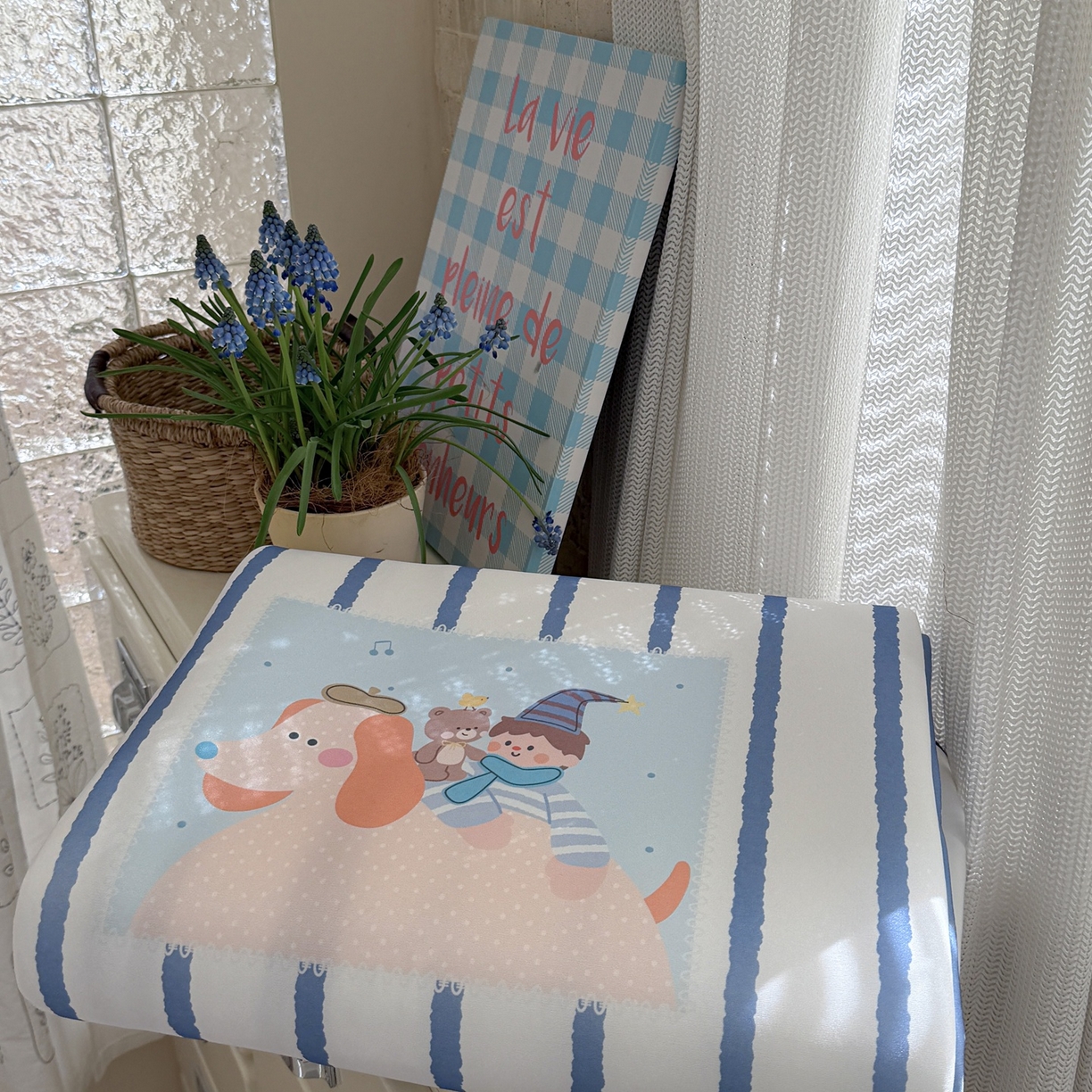 91家纺网 家纺一手货源 找家纺 美乐迪家纺 2026新款织标款大版水光冰丝凉席席子凉席 狗狗男孩