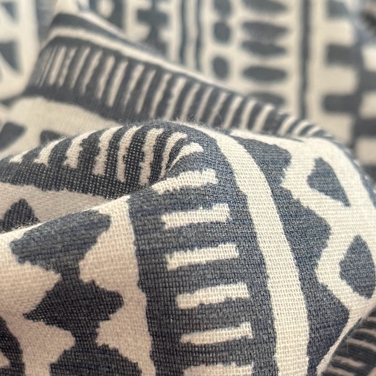 91家纺网 家纺一手货源 找家纺 禾时 2026新款A类波西米亚全棉纯棉双层纱四件套 波西米亚-蓝