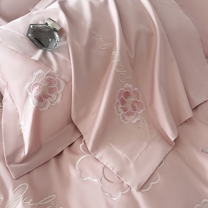 91家纺网 家纺一手货源 找家纺 （总）女子家纺 2026新款A类新款新疆长绒棉澳棉高端全棉纯棉绣花四件套-花富贵