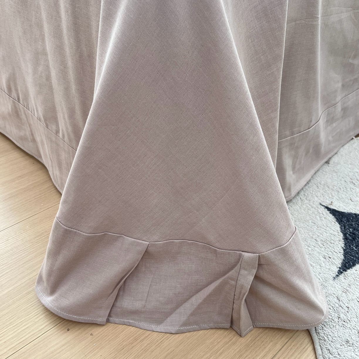 91家纺网 家纺一手货源 找家纺 禾时 2026新款A类波西米亚全棉纯棉双层纱四件套 波西米亚-浅咖