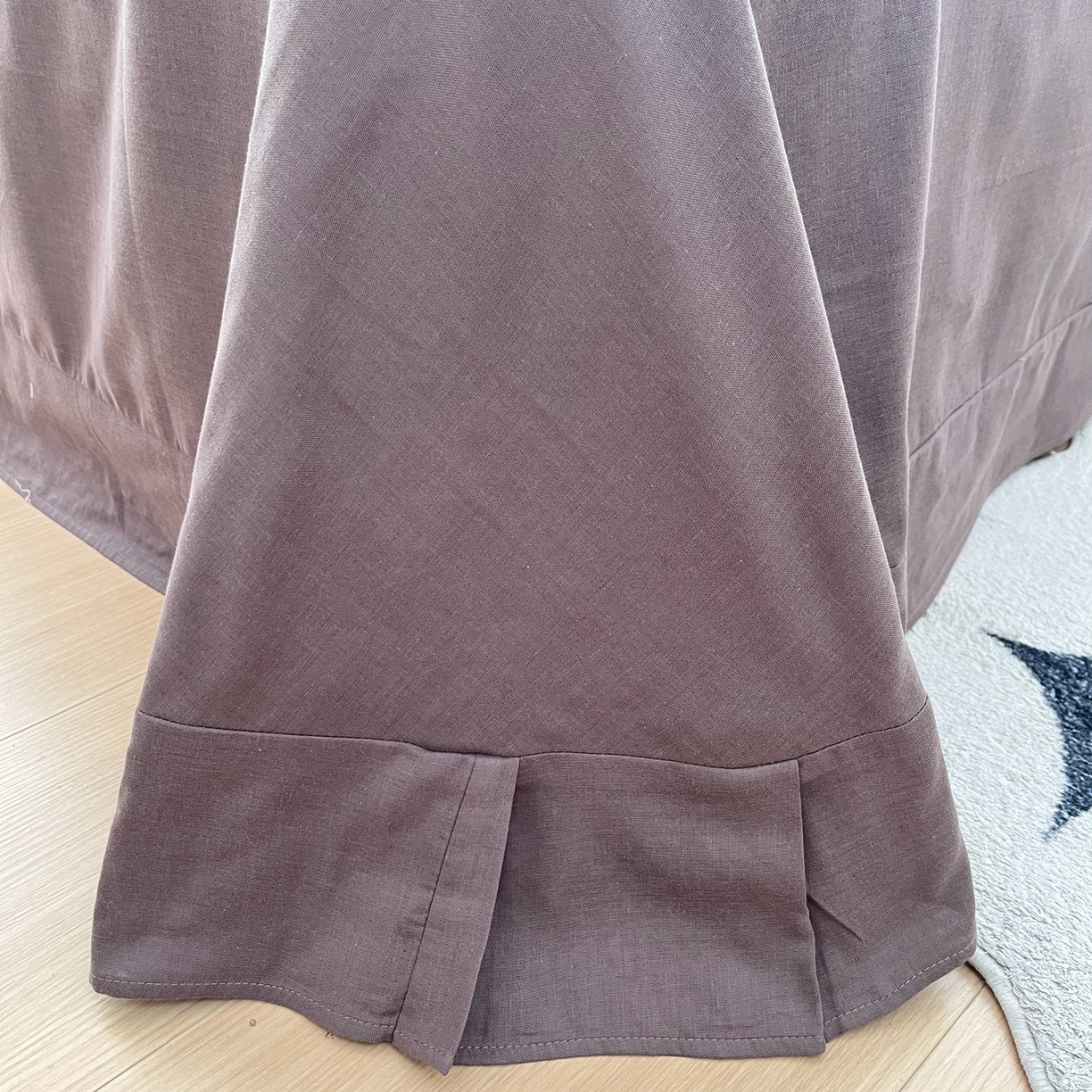 91家纺网 家纺一手货源 找家纺 禾时 2026新款A类波西米亚全棉纯棉双层纱四件套 波西米亚-深咖