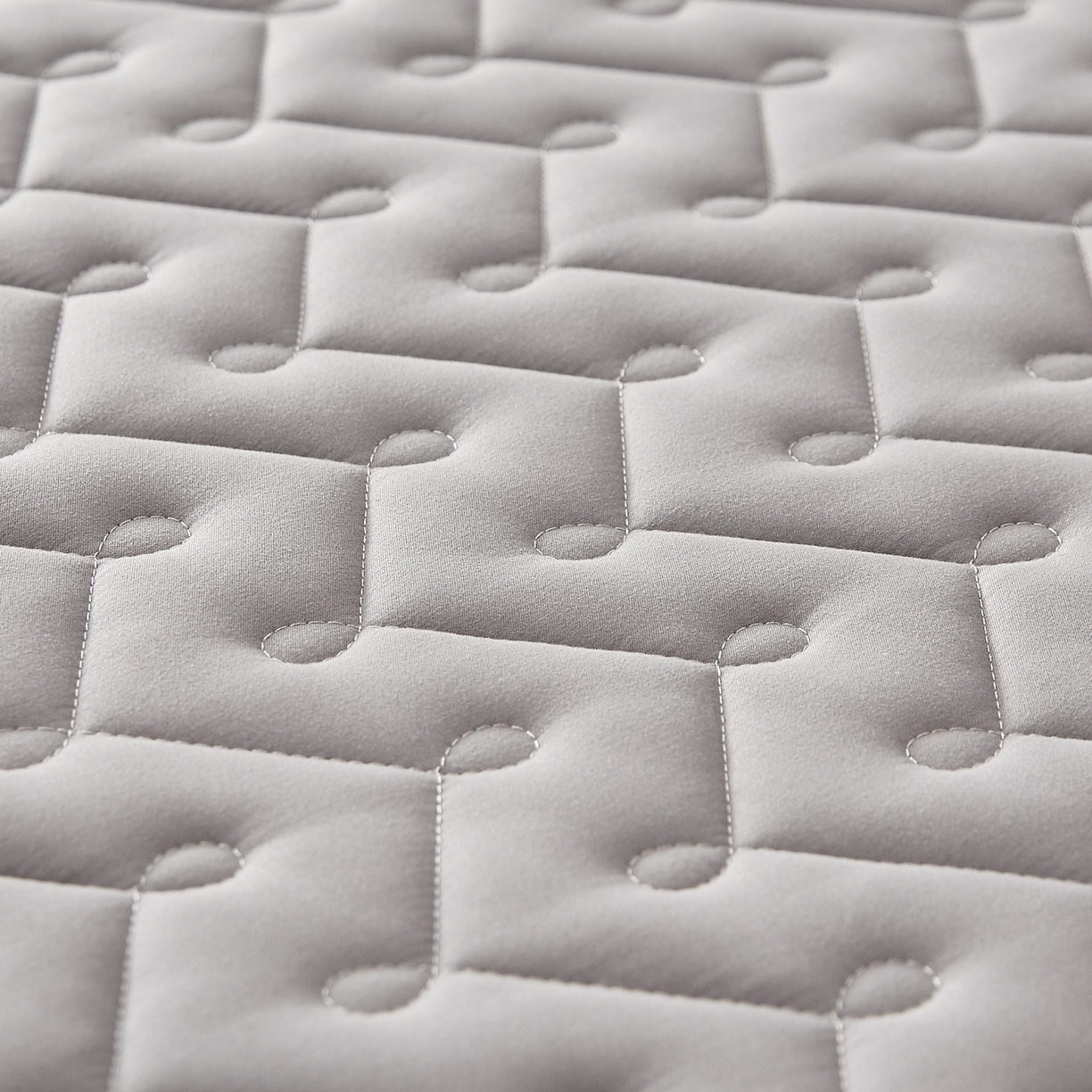 91家纺网 家纺一手货源 找家纺 蕾诺家纺 2026新款波浪纹纯棉全包裹床罩防滑防尘夹棉床笠 波浪纹深灰