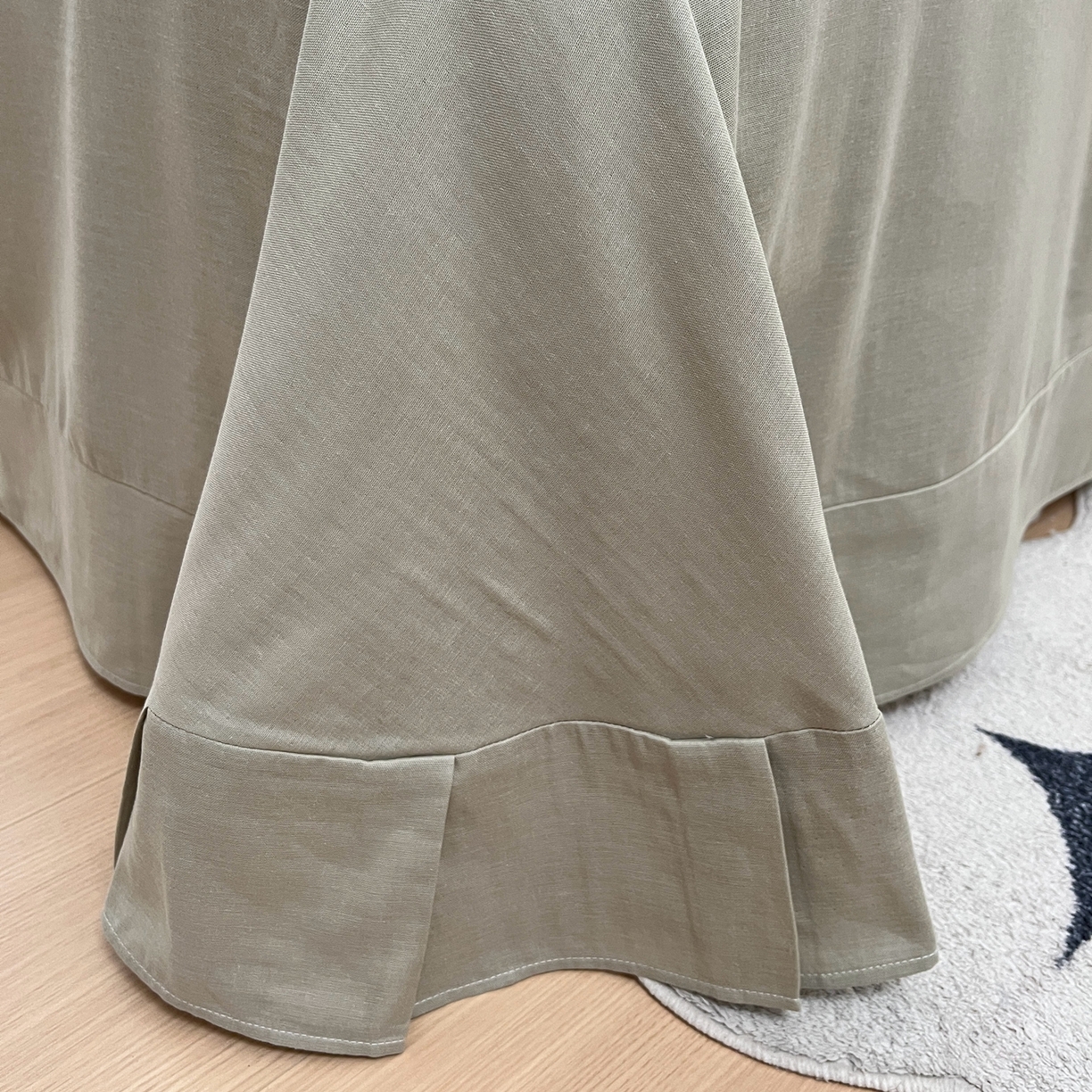 91家纺网 家纺一手货源 找家纺 禾时 2026新款A类波西米亚全棉纯棉双层纱四件套 青芜