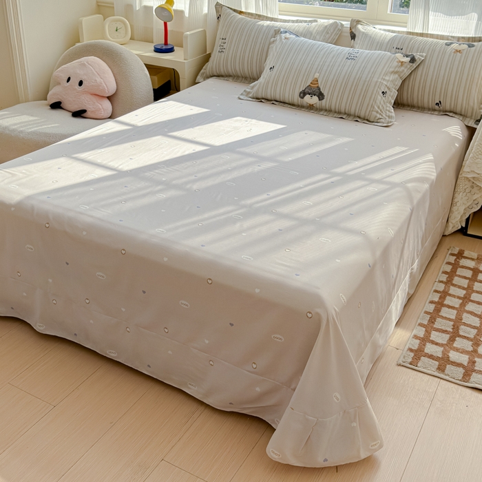 91家纺网 家纺一手货源 找家纺 U品汇 2026新品纯棉全棉印花四件套小清新卡通花卉13070喷气 帽子柯基