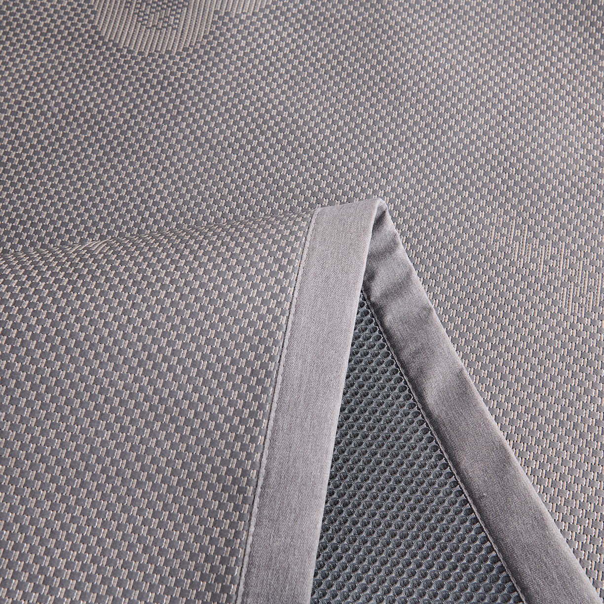 91家纺网 家纺一手货源 找家纺 步步高席业 2026新款3D复合防滑冰藤席凉席三件套-爱心系列 爱心 灰