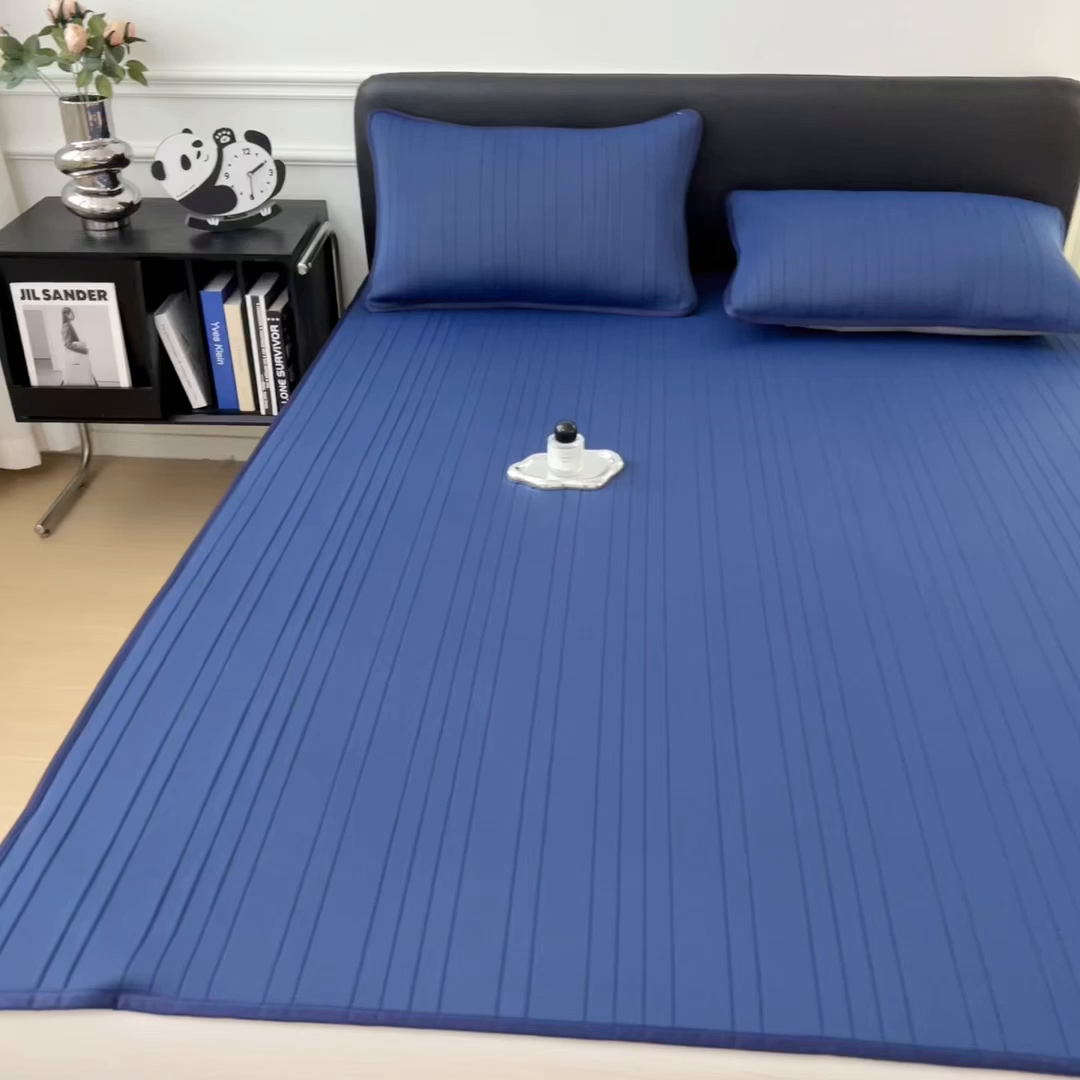 91家纺网 家纺一手货源 找家纺 （总）丝羽坊 2026新款云朵凉感纯色小冰皮软凉席-床笠款