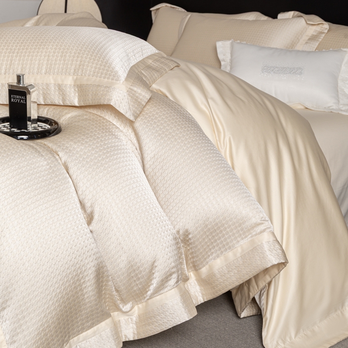 91家纺网 家纺一手货源 找家纺 （总）家居1号家纺 2026新款西西里厚织高精密锦缎提花四件套（全网控价！活动立减券后价格不得低于：标准488元，加大518元！请大家把控利润！严禁内卷！会员优惠10元！）