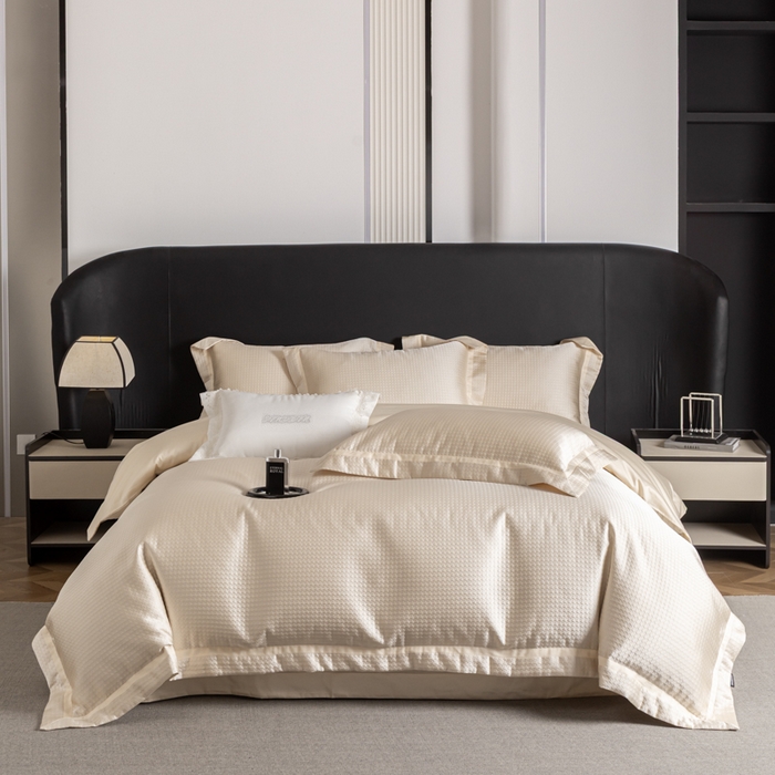 91家纺网 家纺一手货源 找家纺 （总）家居1号家纺 2026新款西西里厚织高精密锦缎提花四件套（全网控价！活动立减券后价格不得低于：标准488元，加大518元！请大家把控利润！严禁内卷！会员优惠10元！）