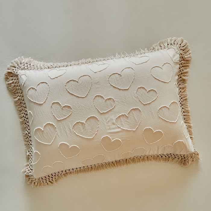 91家纺网 家纺一手货源 找家纺 （总）缘生活 2026春夏新款民宿立体剪花蝴蝶结流苏四件套