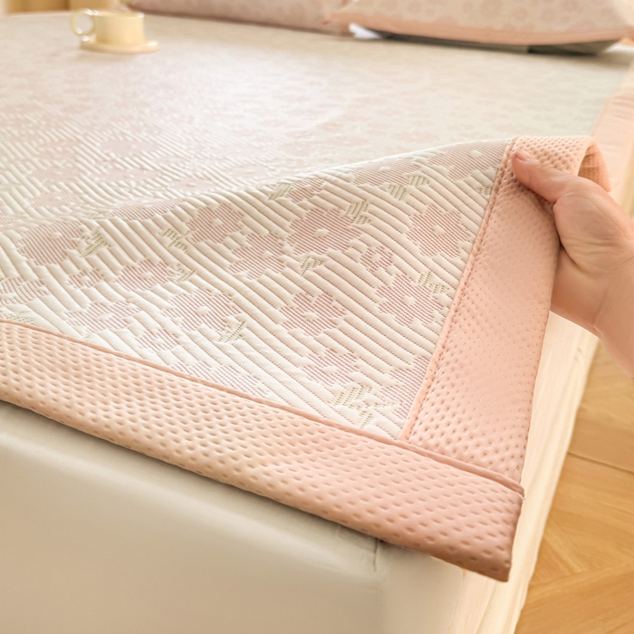 91家纺网 家纺一手货源 找家纺 （总）步步高席业 2025新款凉感冰豆豆凉席