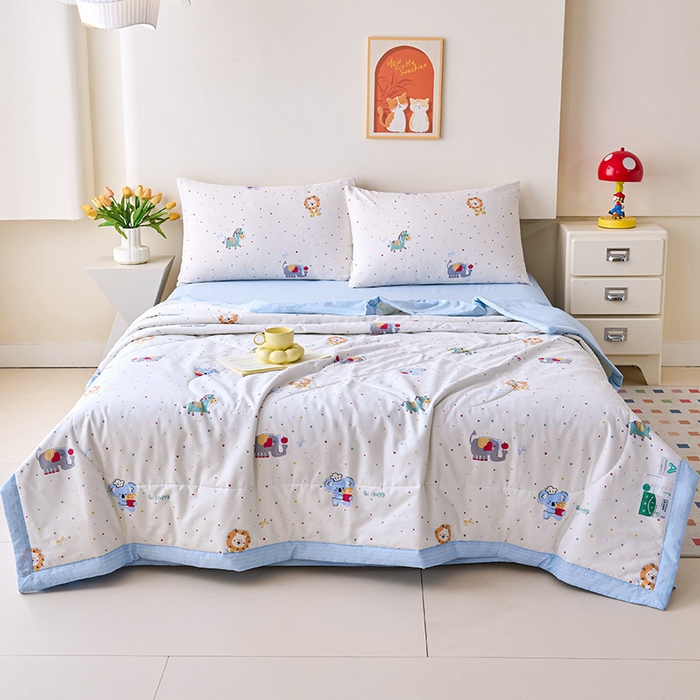 91家纺网 家纺一手货源 找家纺 （总）薇玛仕 2026夏季新款100%新疆棉花里外全棉夏凉被单双人空调被