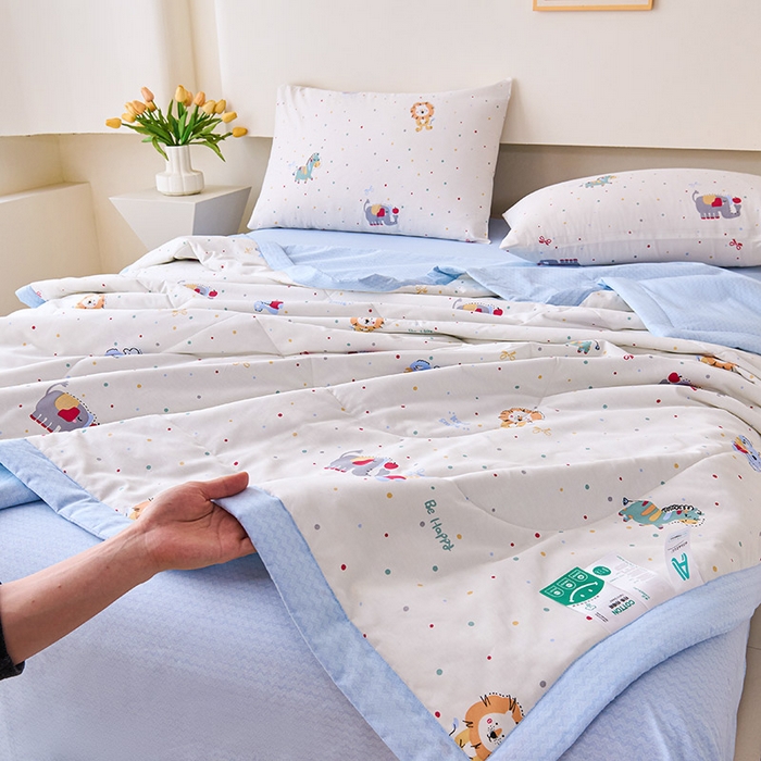 91家纺网 家纺一手货源 找家纺 （总）薇玛仕 2026夏季新款100%新疆棉花里外全棉夏凉被单双人空调被