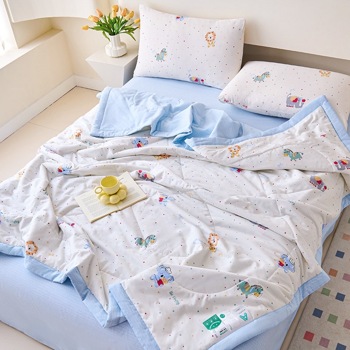 91家纺网 家纺一手货源 找家纺 （总）薇玛仕 2026夏季新款100%新疆棉花里外全棉夏凉被单双人空调被