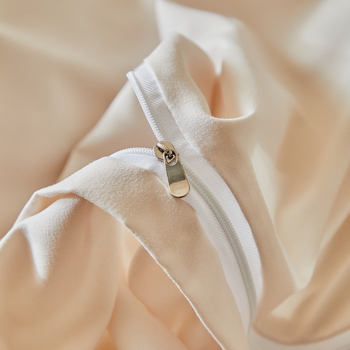 91家纺网 家纺一手货源 找家纺 缘生活 2026春夏新款民宿立体剪花蝴蝶结流苏四件套 剪花落叶流苏卡其