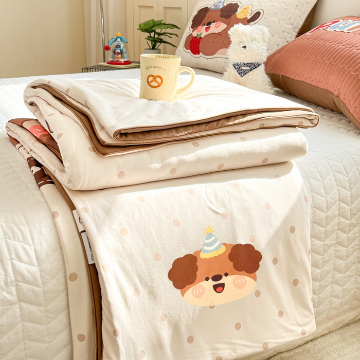 91家纺网 家纺一手货源 找家纺 （总）大彩家居 2026新款针织夏被床盖四件套