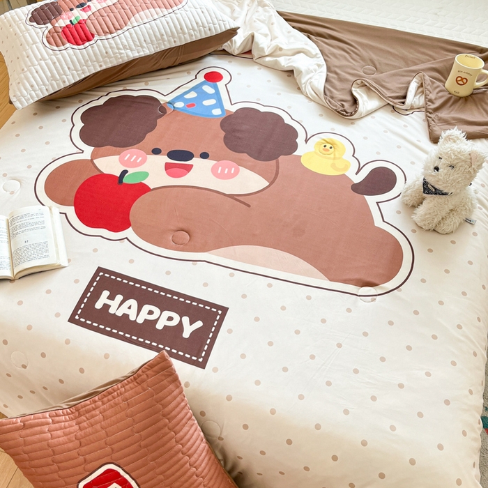 91家纺网 家纺一手货源 找家纺 （总）大彩家居 2026新款针织夏被床盖四件套