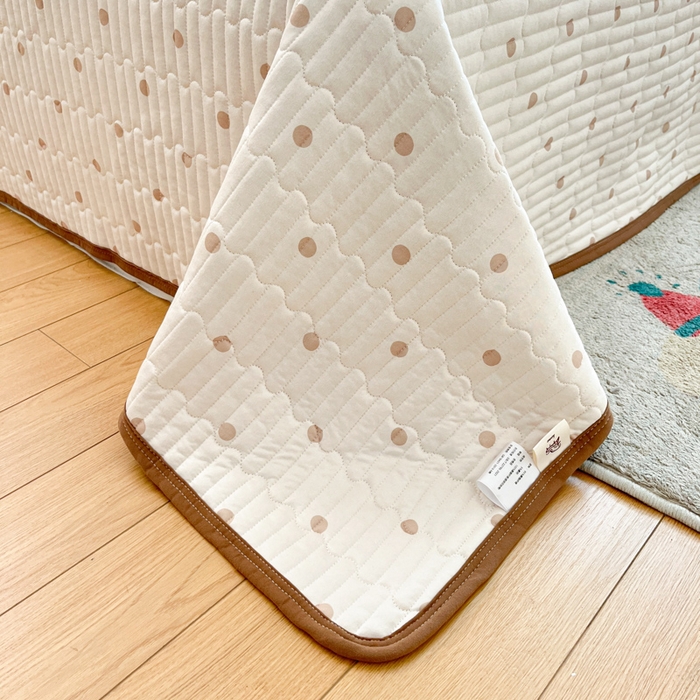 91家纺网 家纺一手货源 找家纺 大彩家居 2026新款针织夏被床盖四件套 慵懒小狗1