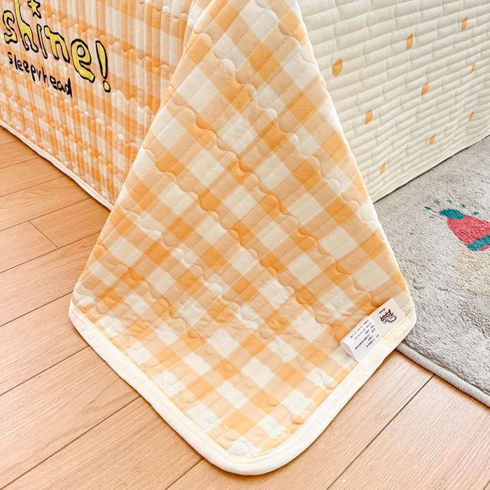 91家纺网 家纺一手货源 找家纺 大彩家居 2026新款针织夏被床盖四件套 早安星星人