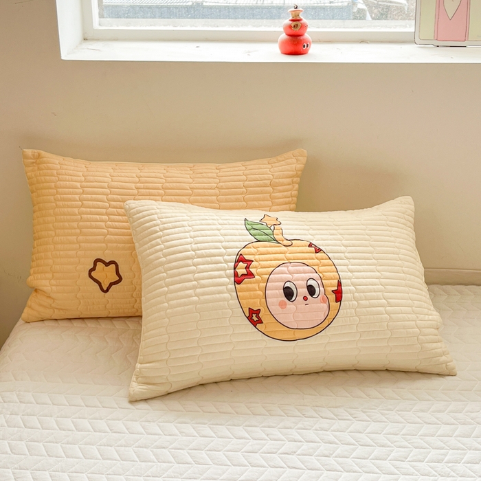 91家纺网 家纺一手货源 找家纺 大彩家居 2026新款针织夏被床盖四件套 早安星星人