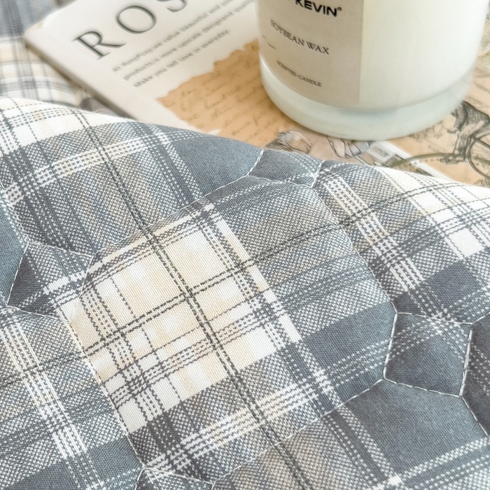 91家纺网 家纺一手货源 找家纺 （总）蕾诺家纺 2026新款色织水洗棉棉花夹棉床笠保护套