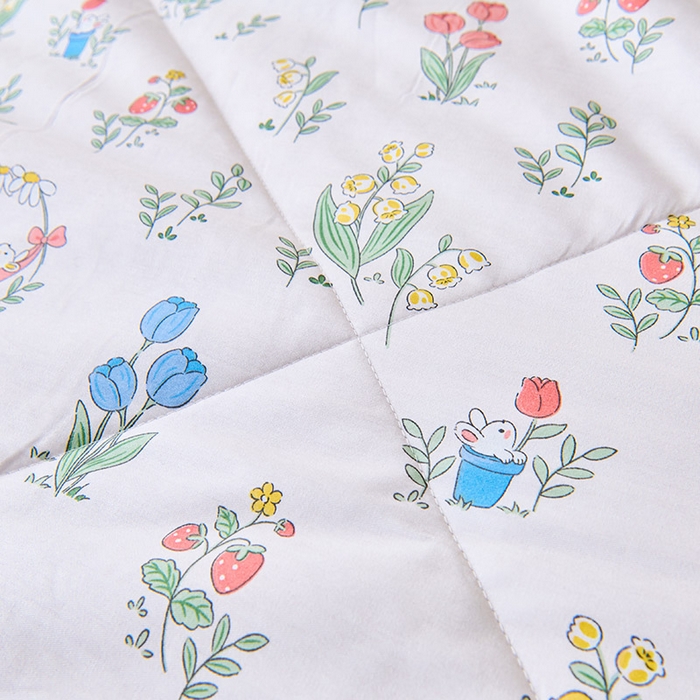 91家纺网 家纺一手货源 找家纺 薇玛仕 2026夏季新款100%新疆棉花里外全棉夏凉被单双人空调被 芙菲儿