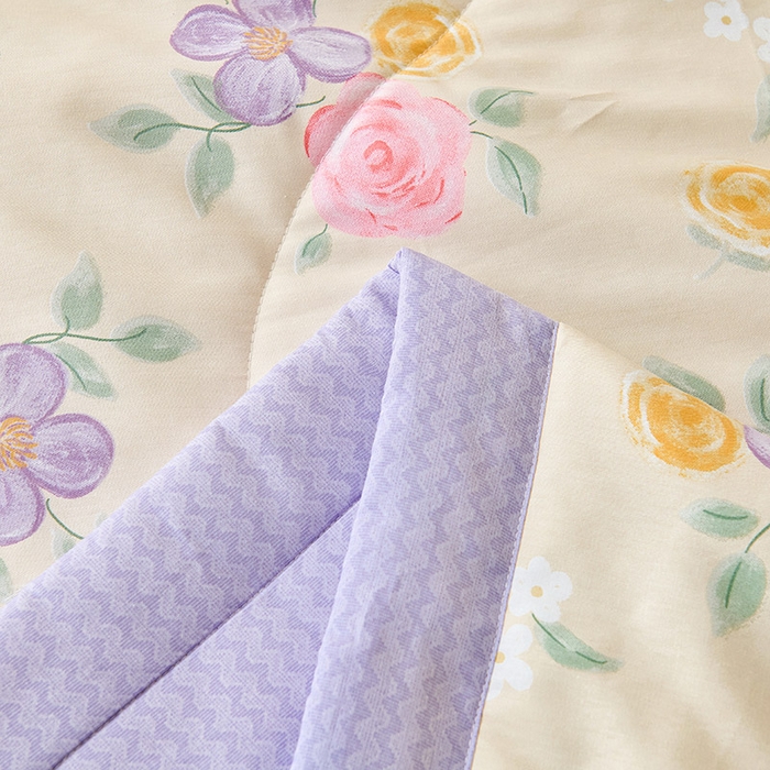 91家纺网 家纺一手货源 找家纺 薇玛仕 2026夏季新款100%新疆棉花里外全棉夏凉被单双人空调被 奈斯花园-米