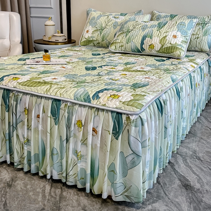 91家纺网 家纺一手货源 找家纺 （总）布柔 2026新款乳胶床裙0.7乳胶加厚凉感丝凉席带氨纶凉感凉席