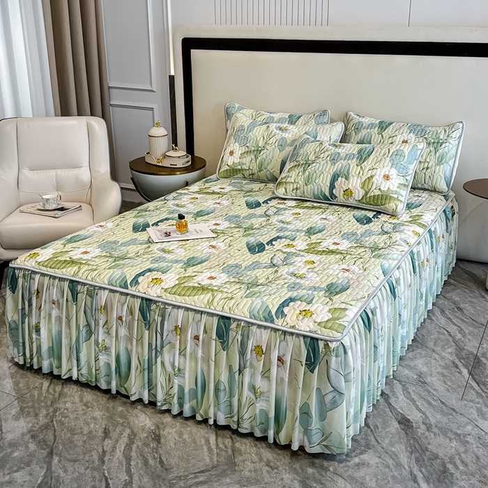 91家纺网 家纺一手货源 找家纺 （总）布柔 2026新款乳胶床裙0.7乳胶加厚凉感丝凉席带氨纶凉感凉席