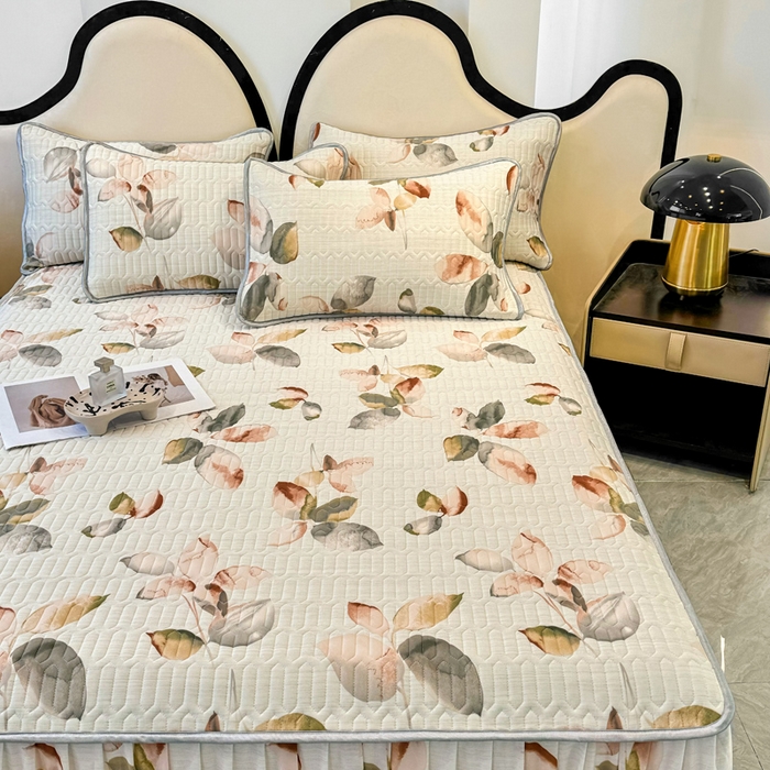 91家纺网 家纺一手货源 找家纺 布柔 2026新款乳胶床裙0.7乳胶加厚凉感丝凉席带氨纶凉感凉席 洛神