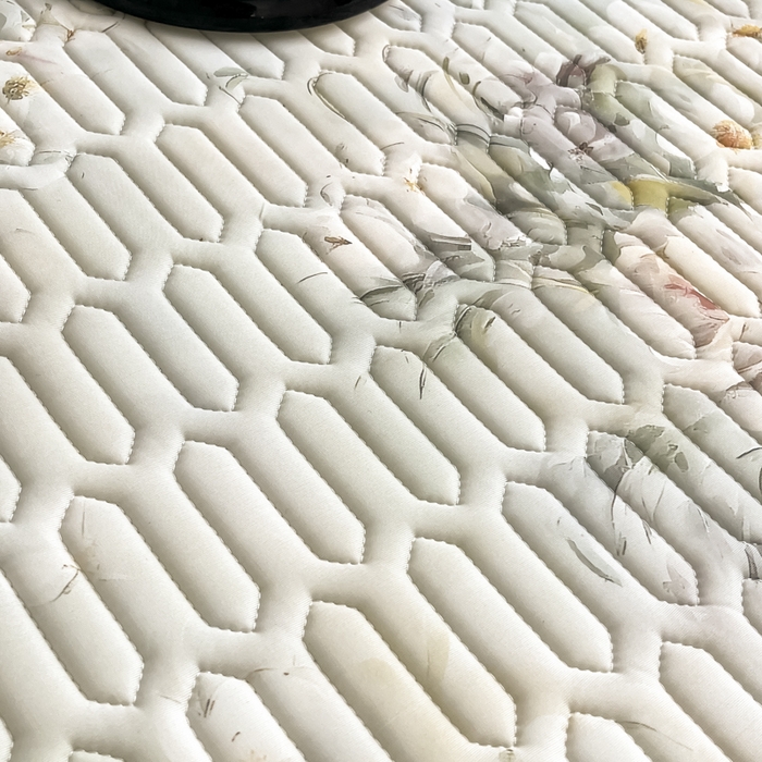 91家纺网 家纺一手货源 找家纺 布柔 2026新款乳胶床裙0.7乳胶加厚凉感丝凉席带氨纶凉感凉席 花茶