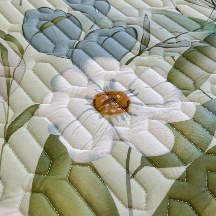 91家纺网 家纺一手货源 找家纺 布柔 2026新款乳胶床裙0.7乳胶加厚凉感丝凉席带氨纶凉感凉席 半夏