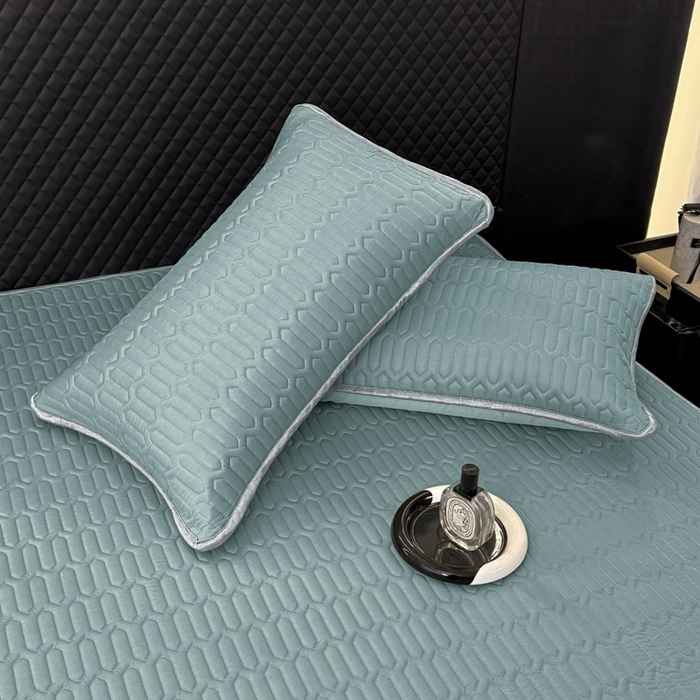 91家纺网 家纺一手货源 找家纺 布柔 2026新款乳胶床裙0.7乳胶加厚凉感丝凉席带氨纶凉感凉席 湖蓝