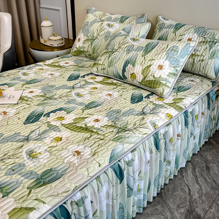 91家纺网 家纺一手货源 找家纺 布柔 2026新款乳胶床裙0.7乳胶加厚凉感丝凉席带氨纶凉感凉席 半夏