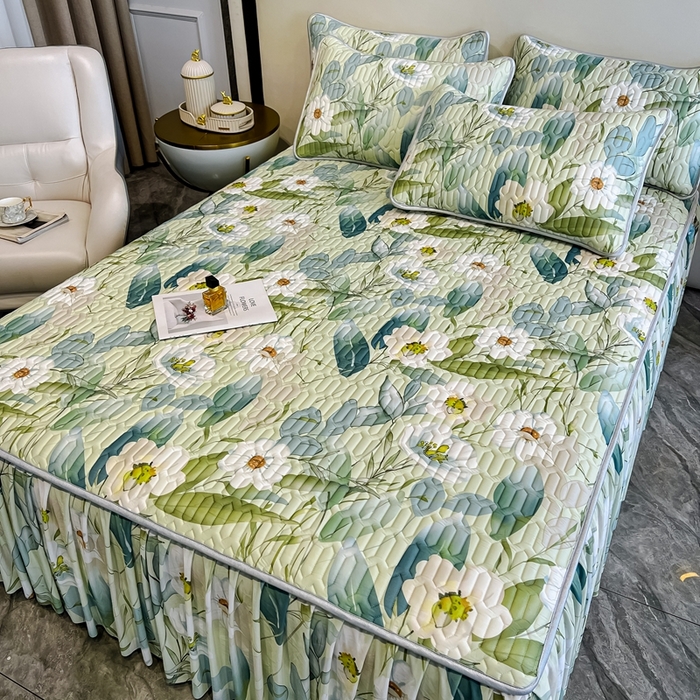 91家纺网 家纺一手货源 找家纺 布柔 2026新款乳胶床裙0.7乳胶加厚凉感丝凉席带氨纶凉感凉席 半夏