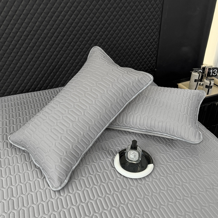 91家纺网 家纺一手货源 找家纺 布柔 2026新款乳胶床裙0.7乳胶加厚凉感丝凉席带氨纶凉感凉席 都市灰